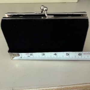 Elegant Black Velvet Clutch
